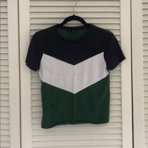 Geometric crop top